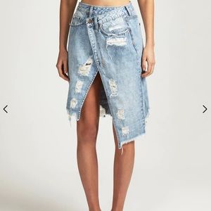 New size 29 Ksubi Rap Midi Skirt Dirty Harry skirt. New with tags.